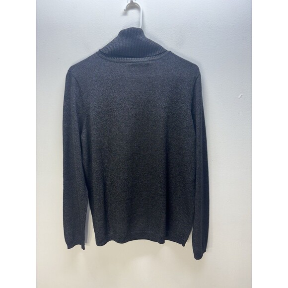 Pendleton Womens Turtleneck Sweater Merino Wool Long Sleeve Black Xl - Picture 8 of 11